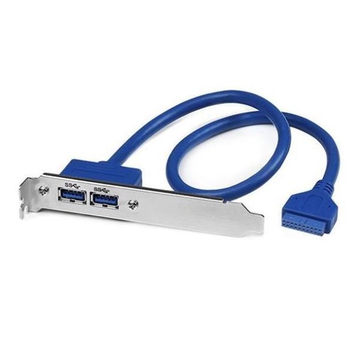 [USB3SPLATE] PANNELLO USB 3.0 A 2 PORTE USB-A