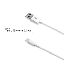 [USBLIGHT] USB-A TO LIGHTNING 12W CABLE WHITE