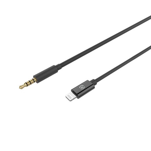 [USBLIGHT35MMBK] LIGHTNING TO JACK 3.5MM CABLE BLACK