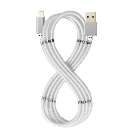 [USBLIGHTMAGWH] USB-A TO LIGHTNING 60W MAGNET CABLE