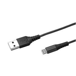 [USBLIGHTNYL25BK] USB-A TO LIGHTNING 12W CABLE BLACK