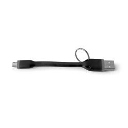 [USBMICROKEYBK] USB-A TO MICROUSB 12W CABLE 12CM BK