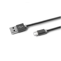 [USBMICROSNAKEDS] USB-A TO MICROUSB 12W CABLE D.SLV