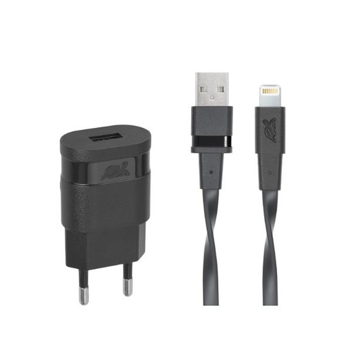 [VA4115BD2] CARICATORE DA PARETE - 1A USB NERO