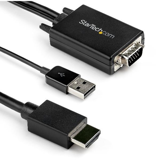 [VGA2HDMM2M] CAVO ADATTATORE VGA A HDMI 2M