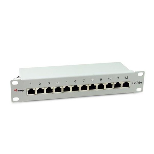 [326523] 12-PORT CAT.6A SHIELDED PATCH PANEL