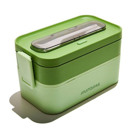 [LUNCHBOXLGN] MUITOMAS LUNCH BOX LARGE GREEN