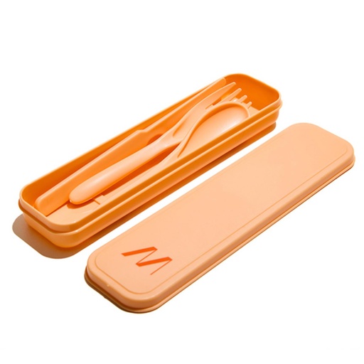 [SETCUTLERY3PF] MUITOMAS SET 3PCS CUTLERY PEACHFUZZ