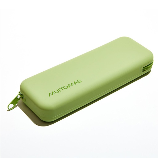 [SILPENCASEGN] MUITOMAS SILICONE PENCIL CASE GREEN