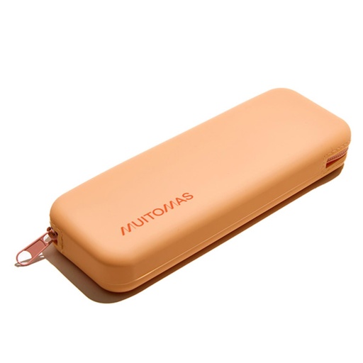 [SILPENCASEPF] MUITOMAS SILICONE PENCIL CASE PEACH