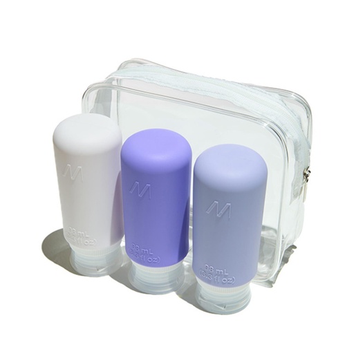 [TRBOTTLES3VL] MUITOMAS SET 3PCS TRAVEL BOTTLES VL