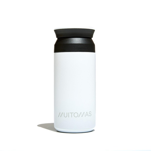 [WBOTTLE350WH] MUITOMAS WATERBOTTLE 350ML WHITE