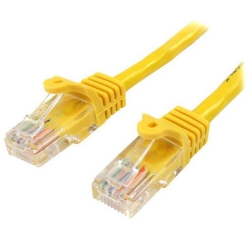 [45PAT1MYL] CAVO DI RETE CAT 5E GIALLO 1M