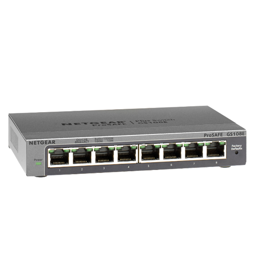 [GS108E-400PES] 8PT GIGABIT PLUS SWITCH