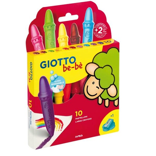 [F477900] GIOTTO BEBE SUPERPASTELLONI A CERA