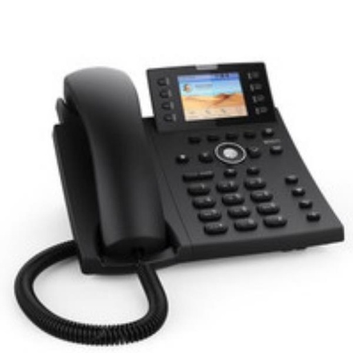 [4390] TELEFONO SNOM D335 W/O PS BLACK