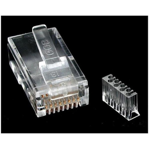 [CRJ45C6SOL50] CONNETTORE MODULARE RJ45 CAT6 50PZ.