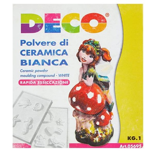 [05695] POLVERE CERAMICA BIANCA 1 KG