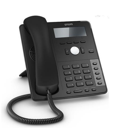 [4353] TELEFONO SNOM D712 W/O PS BLACK