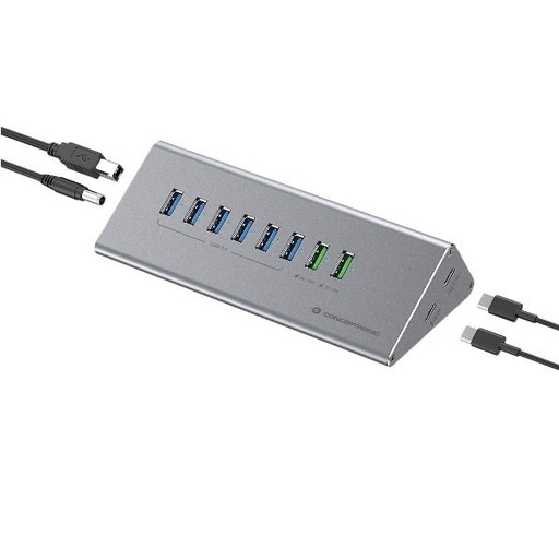 [HUBBIES18G] 10-IN-1 60W USB 3.0 HUB CHARGER