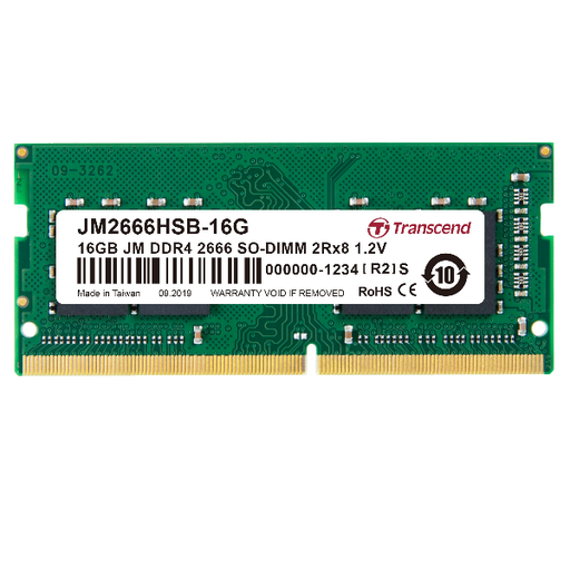 [JM2666HSB-16G] 16GB DDR4 2666MHZ SO-DIMM 2RX8