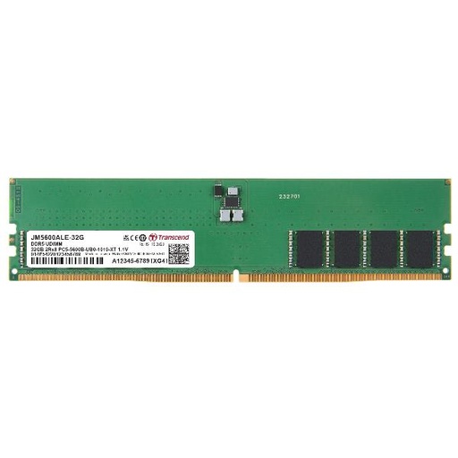 [JM5600ALE-32G] 32GB JM DDR5 5600 UDIMM 2GX8 CL46