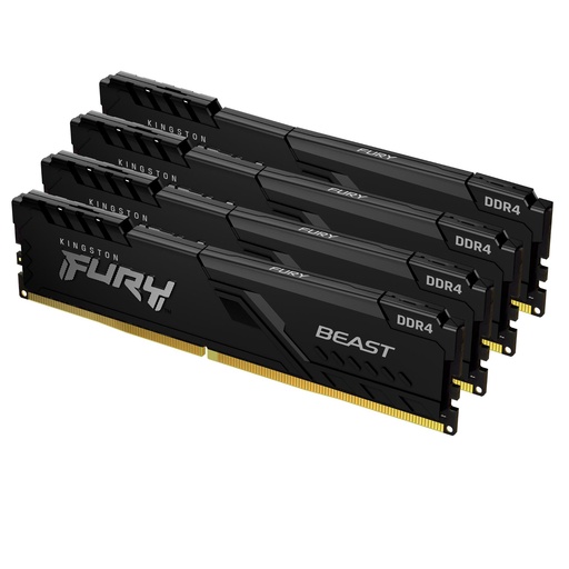 [KF436C18BBK4128] 128GB3600MHZDDR4DIMMKIT4F.BEASTBLAC