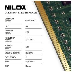 [NXD42133M1C15] CAM DDR4 DIMM 4GB 2133MHZ CL15