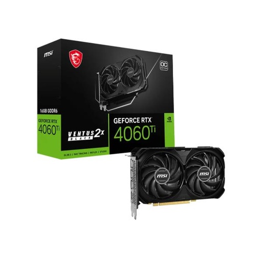 [RTX4060TV2X016G] RTX 4060 TI VENTUS 2X BLACK 16G OC