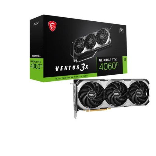 [RTX4060TV3X08G] RTX 4060 TI VENTUS 3X 8G OC