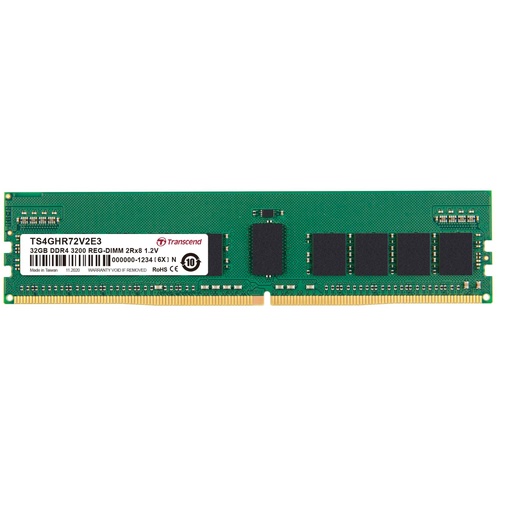 [TS4GHR72V2E3] 32GB DDR4 3200 REG-DIMM CL22