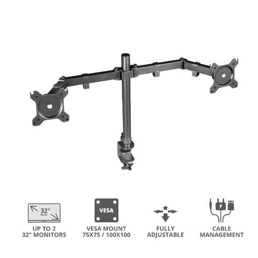 [23941] GXT1120 MARA DUAL MONITOR ARM