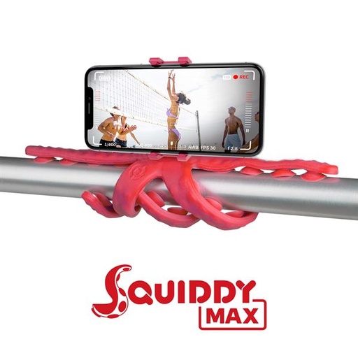 [SQUIDDYMAXRD] FLEXIBLE MAXI TRIPOD RED