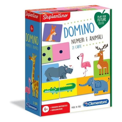 [16121A] DOMINO NUMERI E ANIMALI!