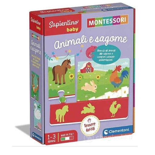 [16408] MONTESSORI BABY ANIMALI E SAGOME