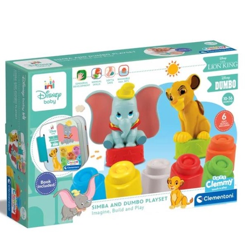 [17817] SIMBA AND DUMBO BOOK PLAYSET