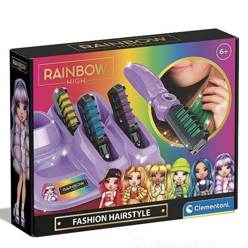 [18709A] RAINBOW HAIR FASHION HAIRSTYLE