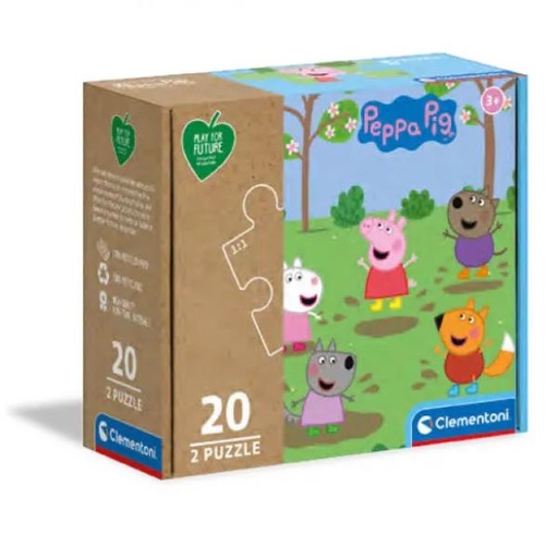 [24783A] PUZZLE 2X20PZ PEPPA PIG