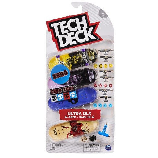 [6028815] TECH DECK - DLX - 4 SKATE ASS.TI