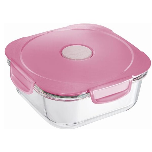 [870501] LUNCH BOX CONCEPT ADULT VETRO ROSA