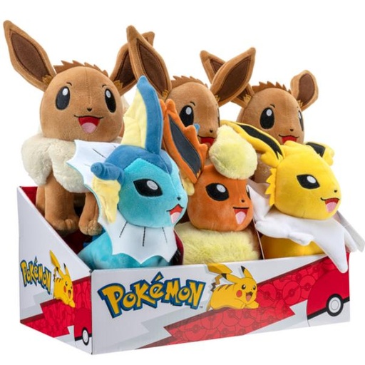 [PK111400] PKMN  PELUCHE EEVEE 20CM ASS.6