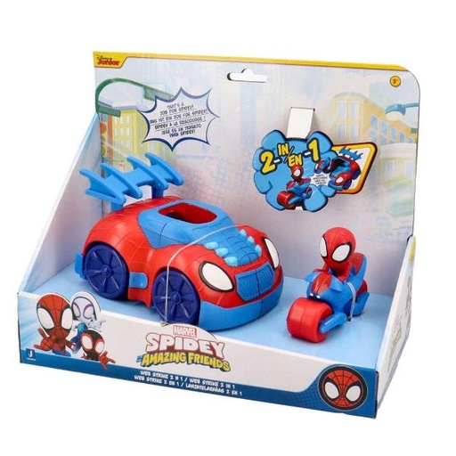 [SP040100] SPIDEY VEICOLO 2 IN 1 ASST2