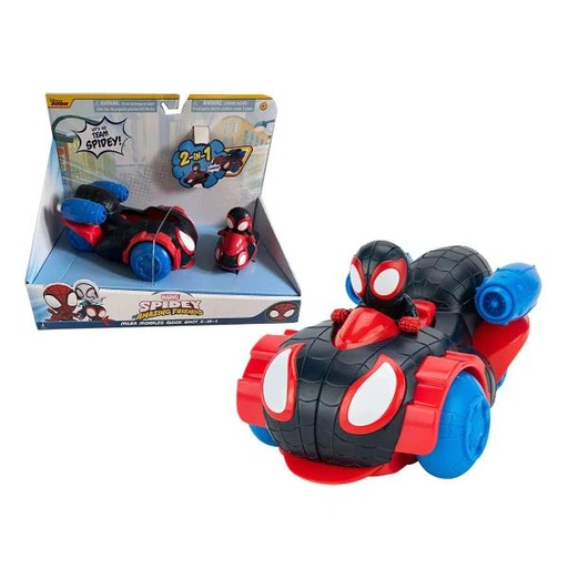 [SP040200] SPIDEY VEICOLO 2 IN 1 MILES MORALES