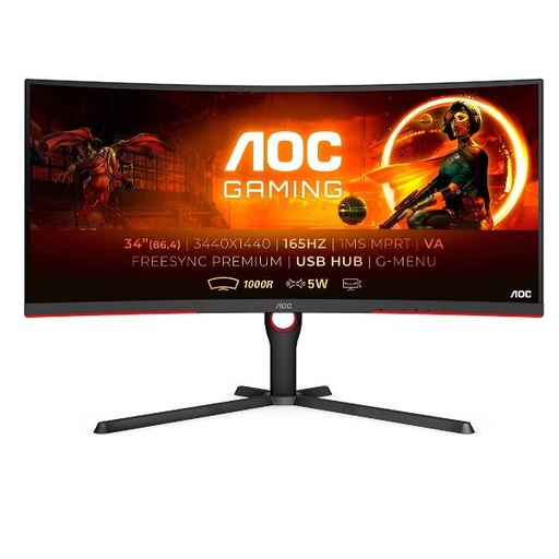 [CU34G3S] 34 MONITOR AOC GAMING VA CURVO