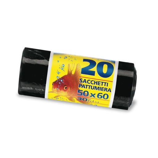 [PR50NEH] CF20 SACCHI NERO 50X60 -9MYC PIEGAC