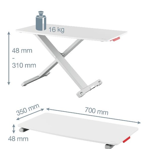 [65330085] COSY ERGO SIT   STAND GRIGIO CHIARO