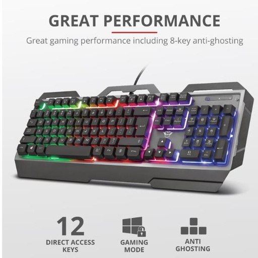 [23741] GXT856 TORAC GAMING KEYBOARD IT