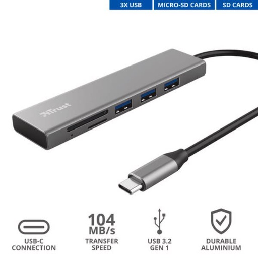 [24191] HALYX FAST USB-C HUB & CARD READER