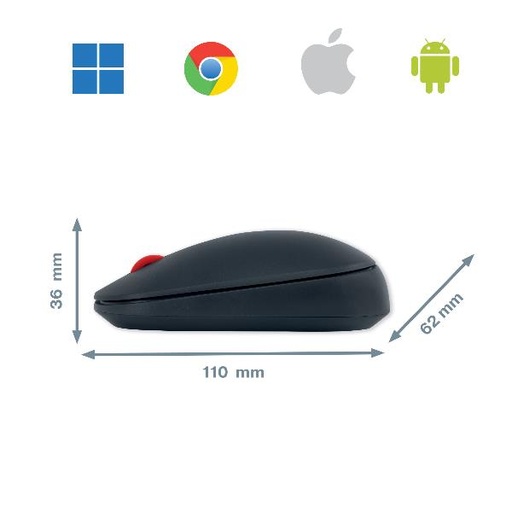 [65310089] COSY MOUSE WIRELESS GRIGIO