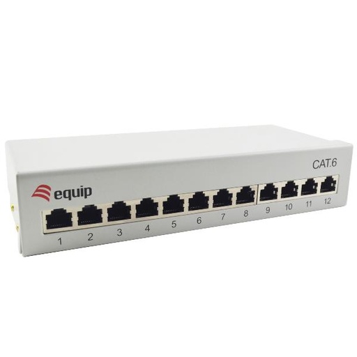 [227363] CAT.6 PATCH PANEL 12-PORT DESKTOP,